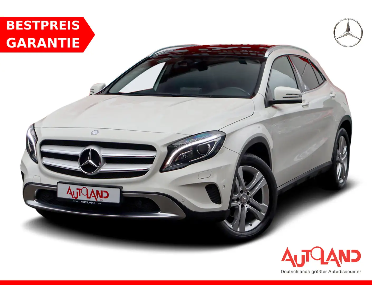 Mercedes-Benz GLA 200 GLA 200d 4Matic Bi-Xenon SHZ Navi Tempomat AHK Weiß - 1