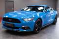 Ford Mustang 2.3 EB COUPE*2.HD*SITZKLIMA*PERFORMANCE* Blue - thumbnail 2