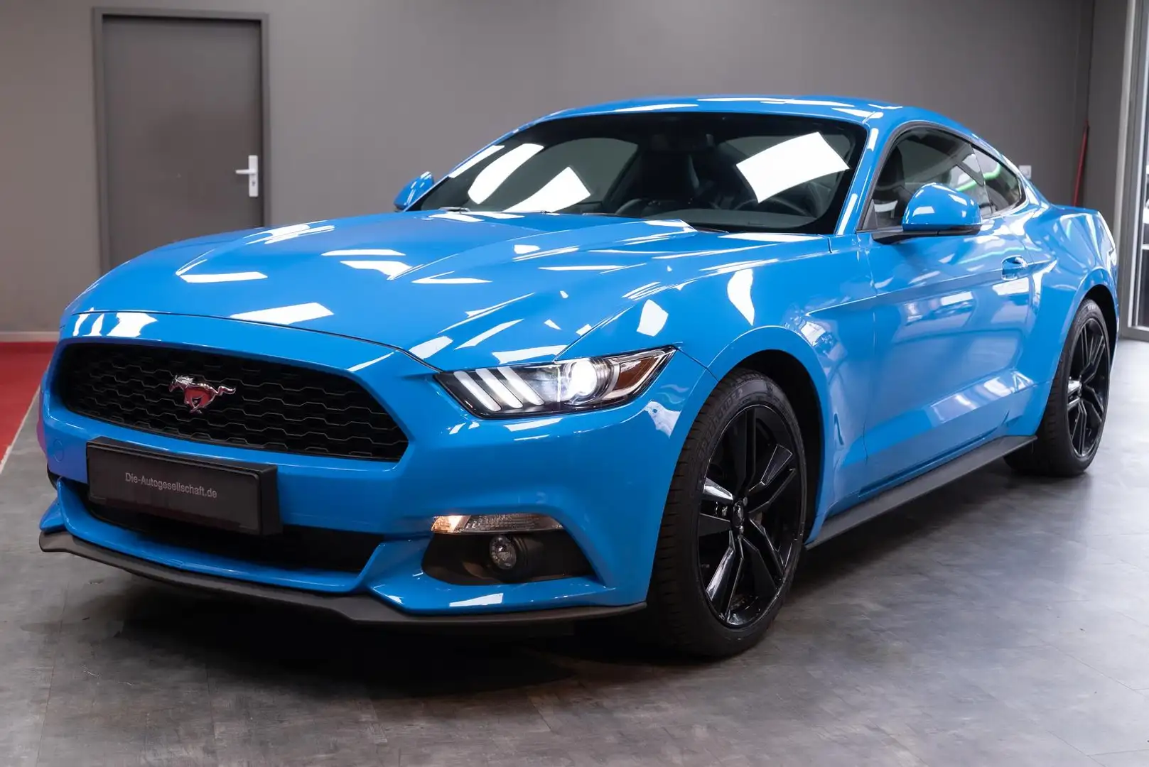 Ford Mustang 2.3 EB COUPE*2.HD*SITZKLIMA*PERFORMANCE* Bleu - 2