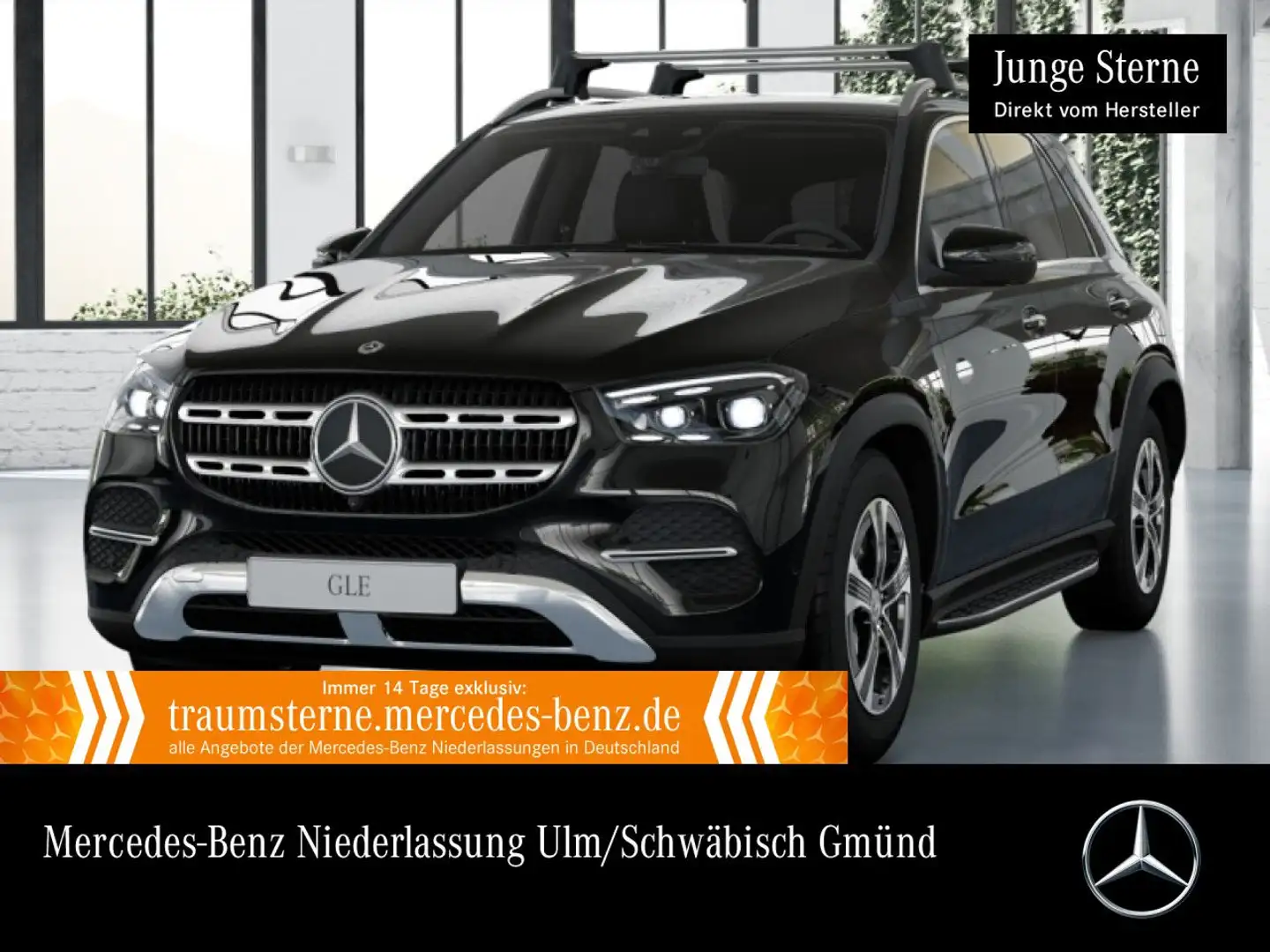 Mercedes-Benz GLE 350 de 4M PANO+360+AHK+MULTIBEAM+SPUR+TOTW+9G Schwarz - 1