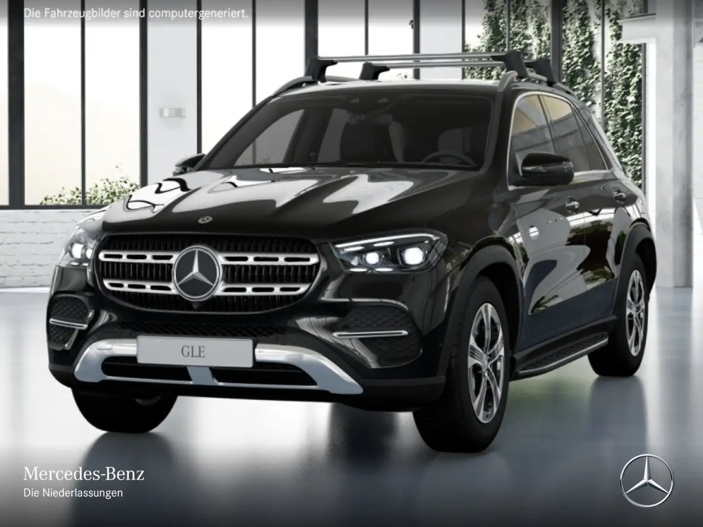 Mercedes-Benz GLE 350 de 4M PANO+360+AHK+MULTIBEAM+SPUR+TOTW+9G Schwarz - 2