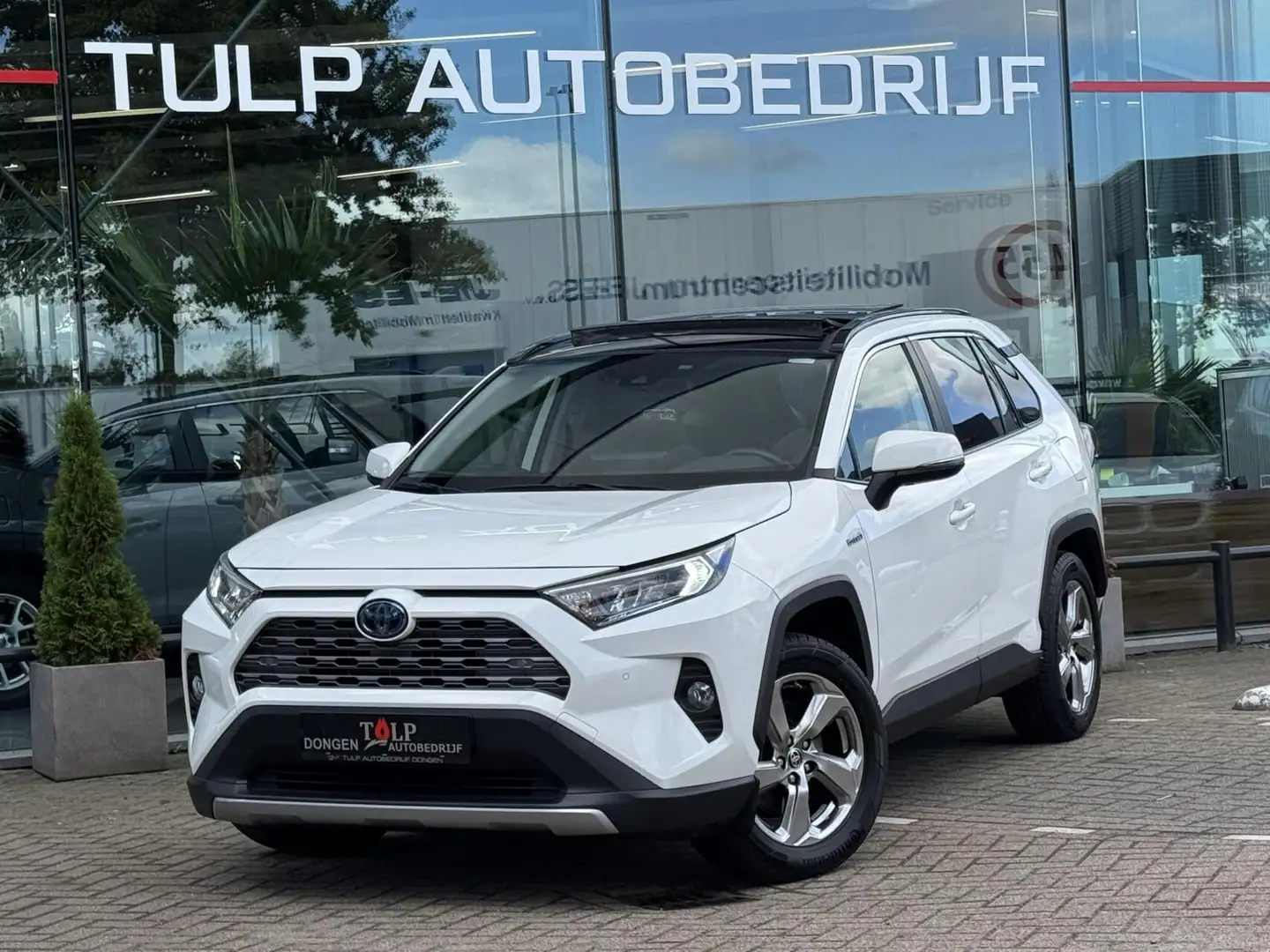 Toyota RAV 4 2.5 Hybrid Dynamic+E-CVT Aut 2020 Pano Navi Weiß - 1