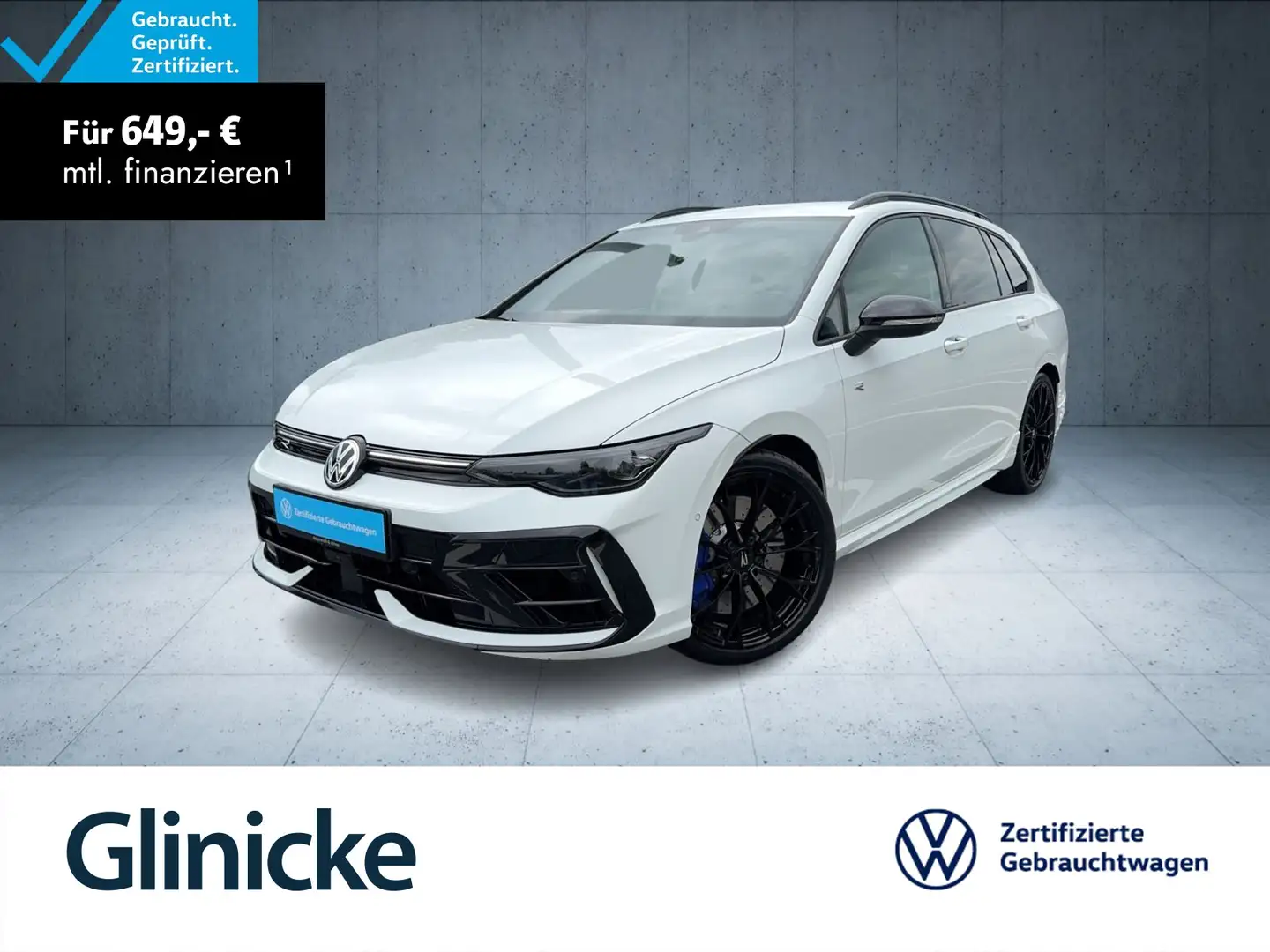 Volkswagen Golf Variant R Performance AHK/Matrix/Leder/h&k/ Weiß - 1