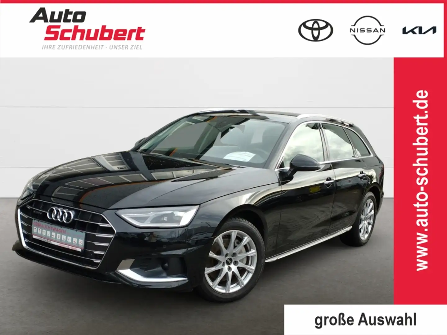 Audi A4 2.0 Avant 40 TFSI quattro S tronic advanced Navi D Zwart - 1