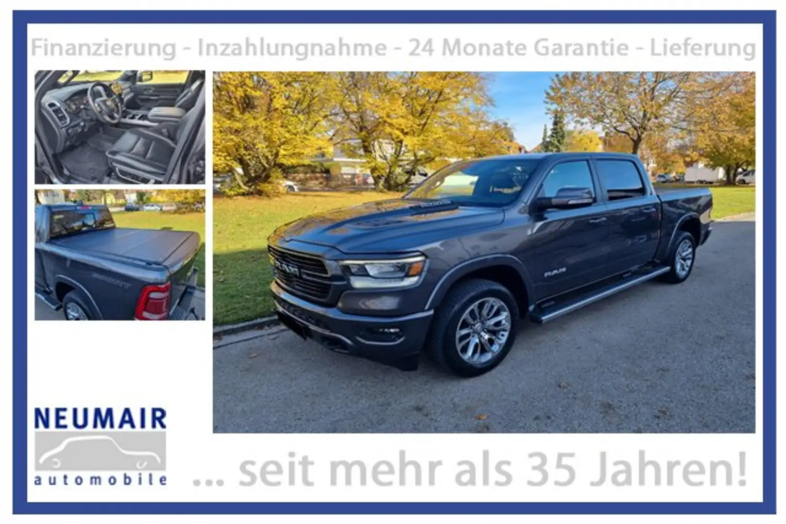 Dodge RAM 1500 5,7 V8 LARAMIE Sport * Deutsches Mod! * Grau - 1