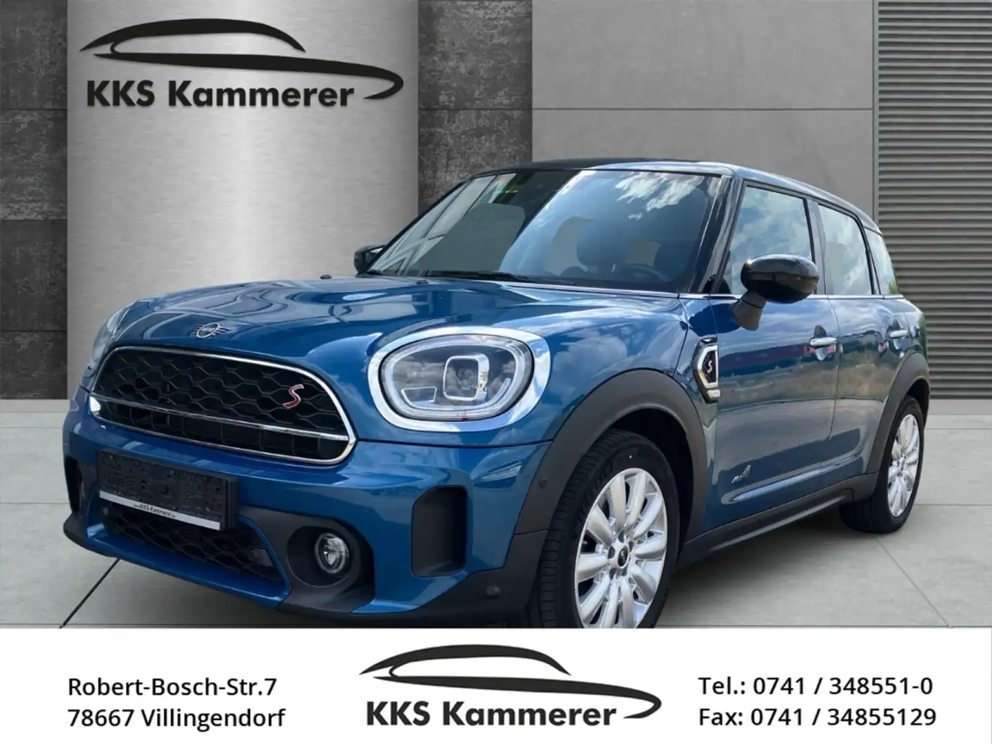 MINI Cooper SD Countryman ALL4 Navi LED ACC Fahrerprofil DAB SHZ Keyless Blau - 1