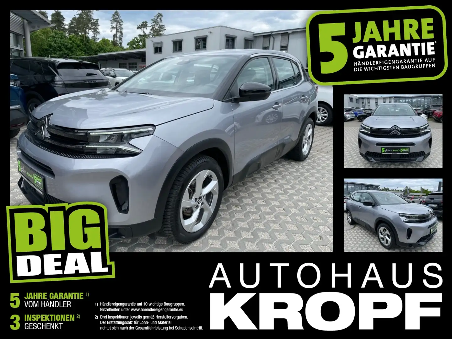 Citroen C5 Aircross 1.2 PureTech 130 YOU KlimaA Navi Grau - 1