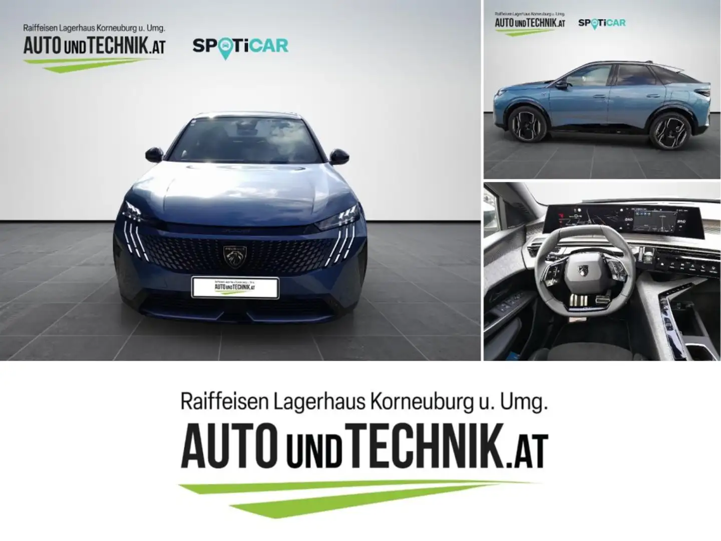 Peugeot 3008 E-3008 Dual-Elektromotor 325 AWD - Batterie 73 kWh Blau - 1