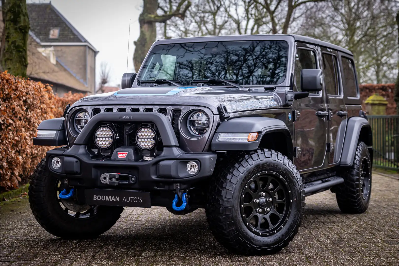 Jeep Wrangler Unlimited 4xe 380 Rubicon Warn Lier Custom AEV RX Gris - 1