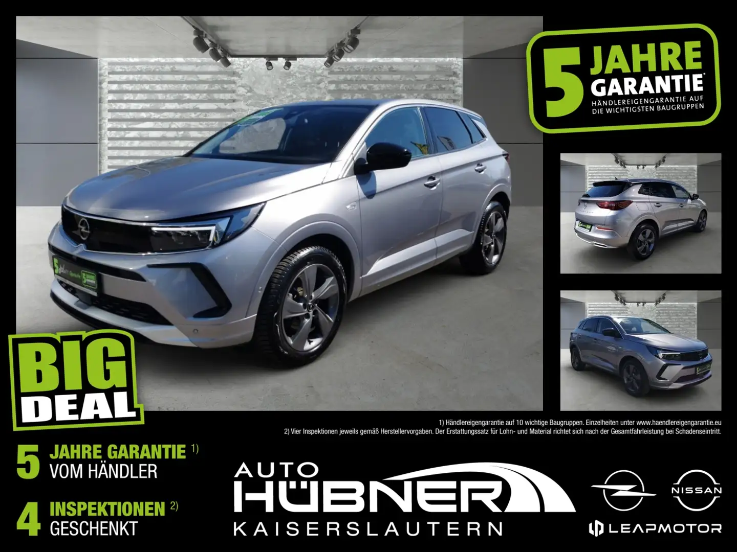 Opel Grandland Elegance Navi|Park&GoPrem|IntelliLux Gris - 1
