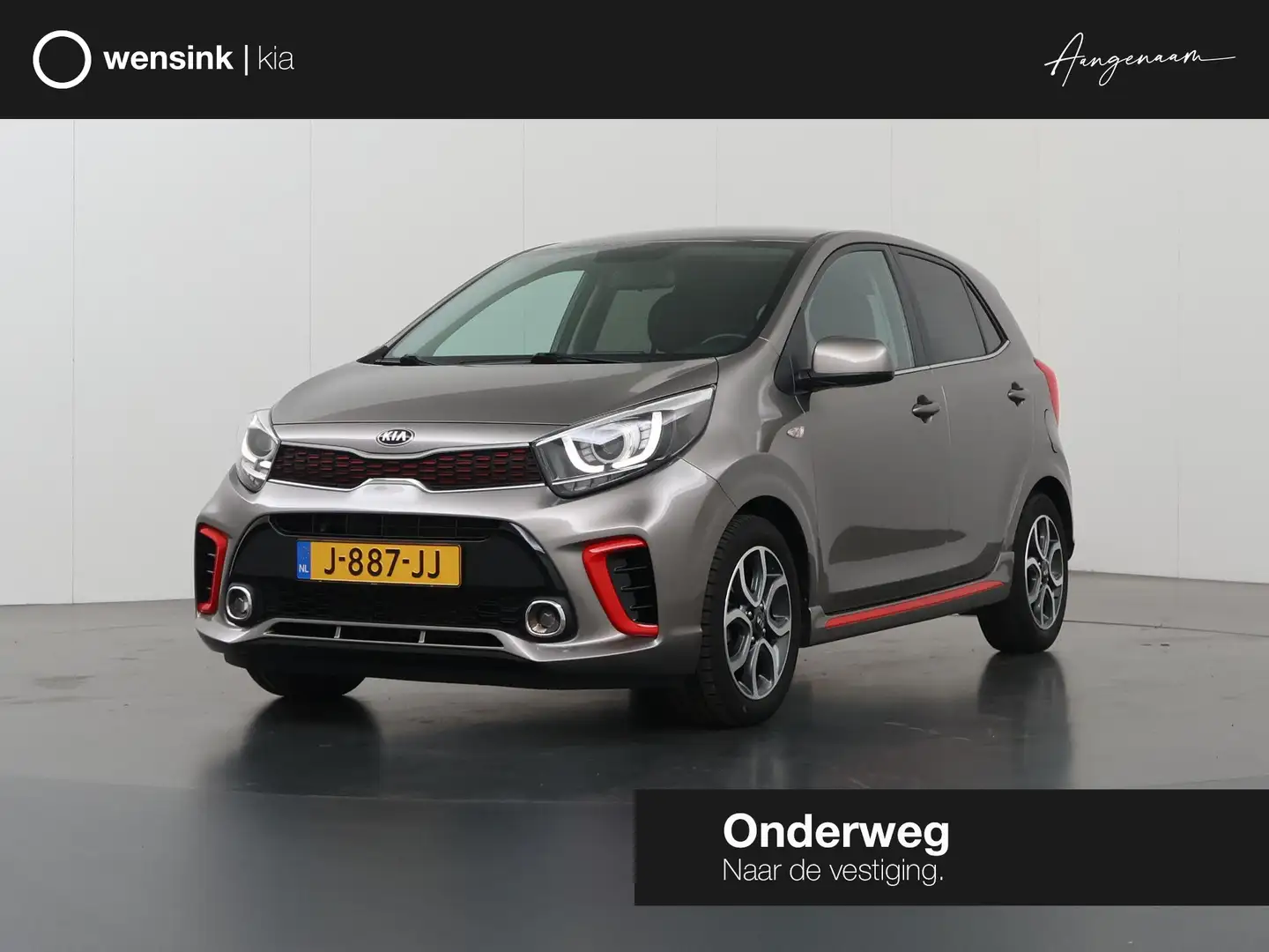 Kia Picanto 1.0 MPi GT-Line Edition | Navigatie | Parkeercamer Gris - 1