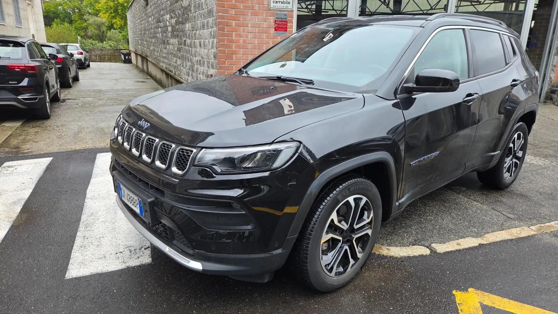 Jeep Compass Compass 1.3 Turbo T4 190 CV PHEV AT6 4xe Limited Zwart - 1