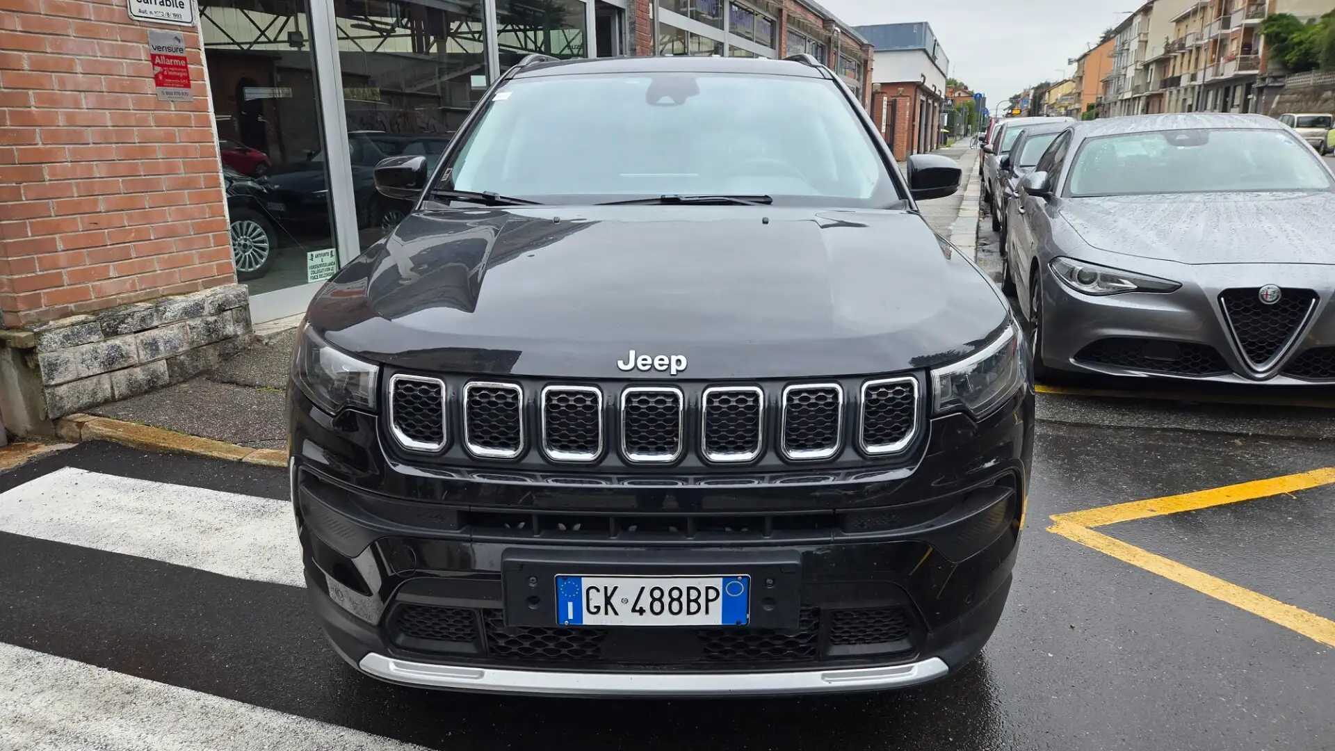 Jeep Compass Compass 1.3 Turbo T4 190 CV PHEV AT6 4xe Limited Zwart - 2