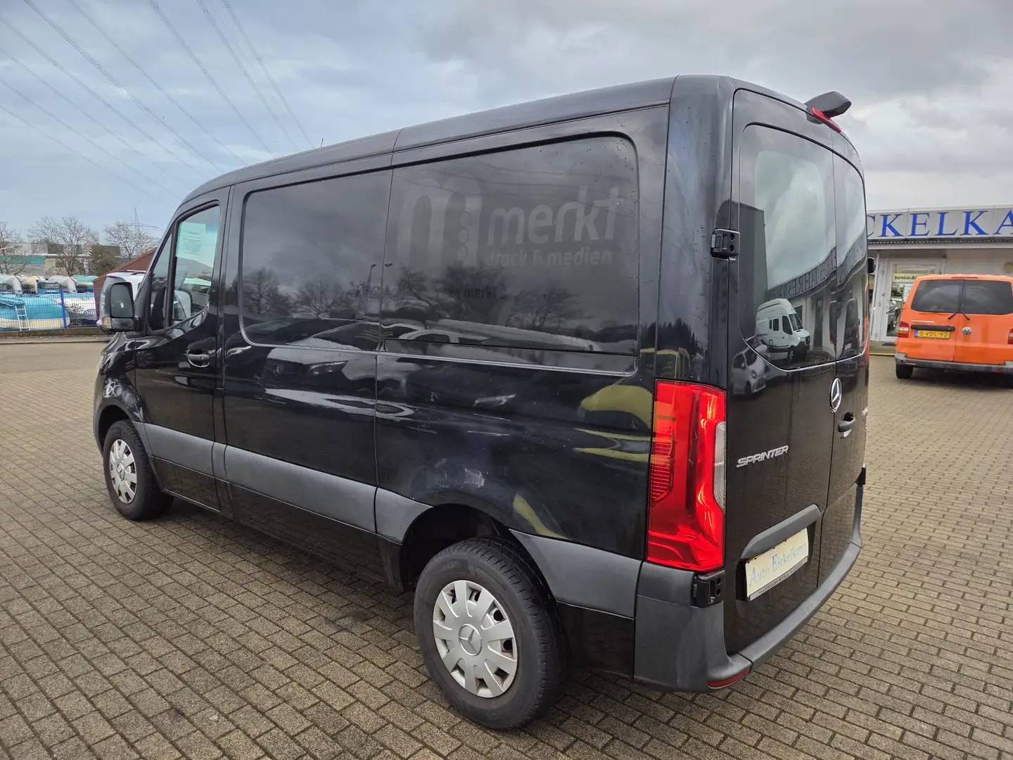 Mercedes-Benz Sprinter 314 9G Kasten kompakt KLIMA RFK NAVI SHZ MBUX DAB+ Nero - 2