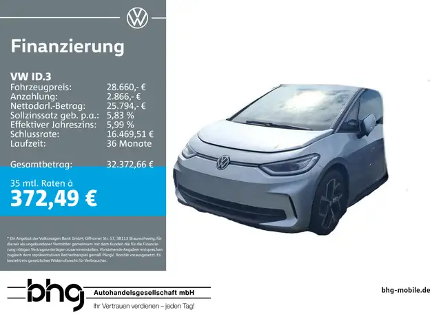Volkswagen ID.3 Pro 58 AHK MatrixLED PanoDach Navi connect