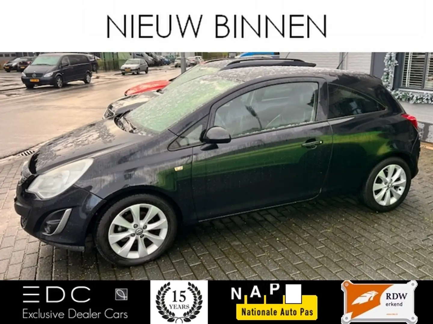 Opel Corsa 1.2 16V Deluxe | Half Leder | Airco | LM-Velgen Et Zwart - 1