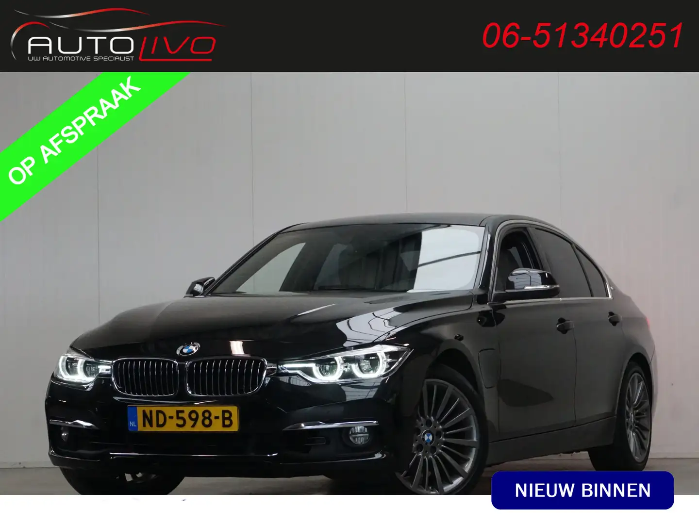 BMW 330 3-serie 330e Centennial High Executive XENON LEDER Noir - 1
