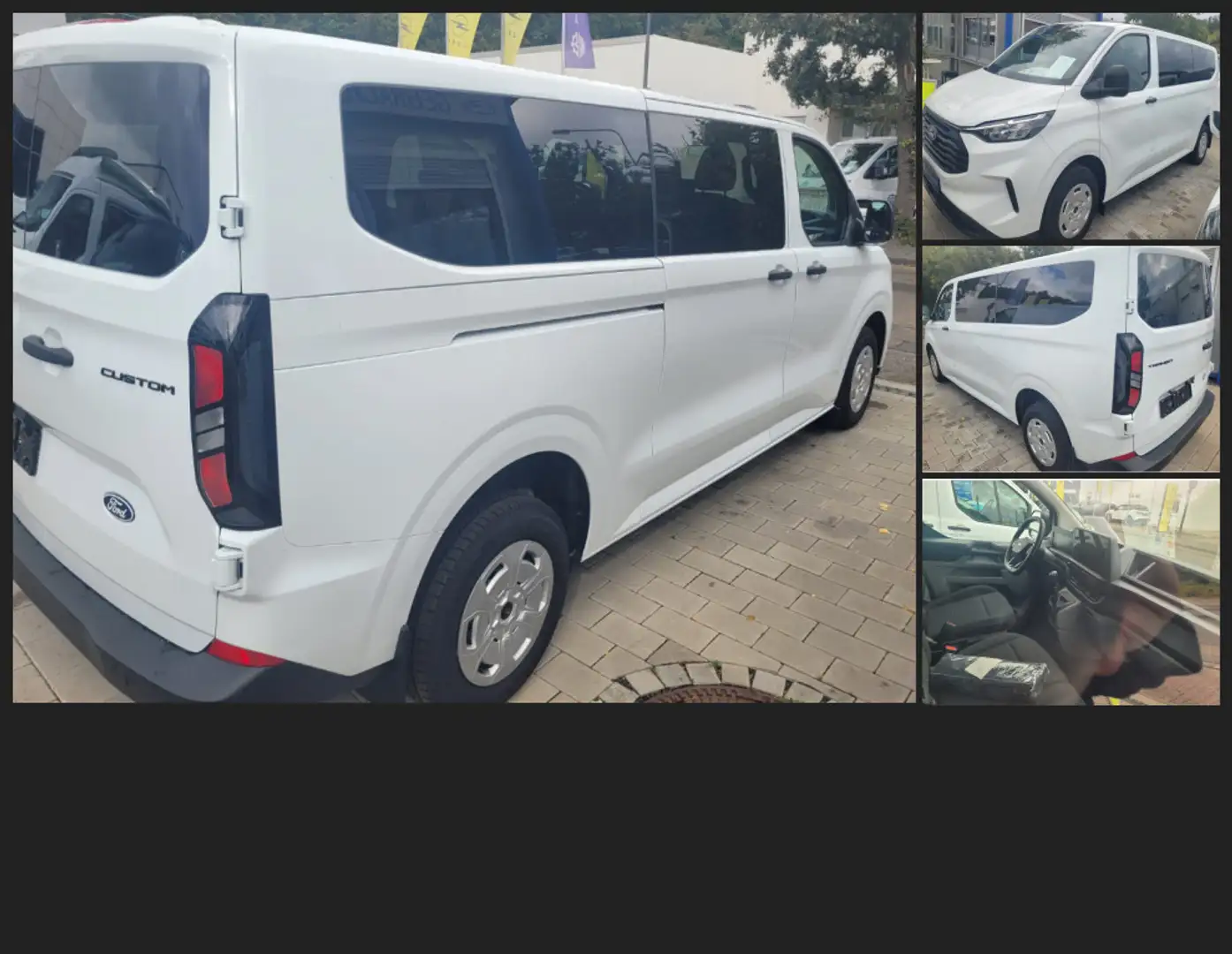 Ford Transit Custom Kombi 6 Sitzer L2 DOKA Mixto Van Tr Blanc - 1