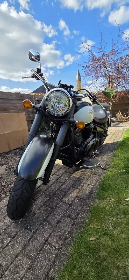 Kawasaki VN 900 Classic Wit - 2