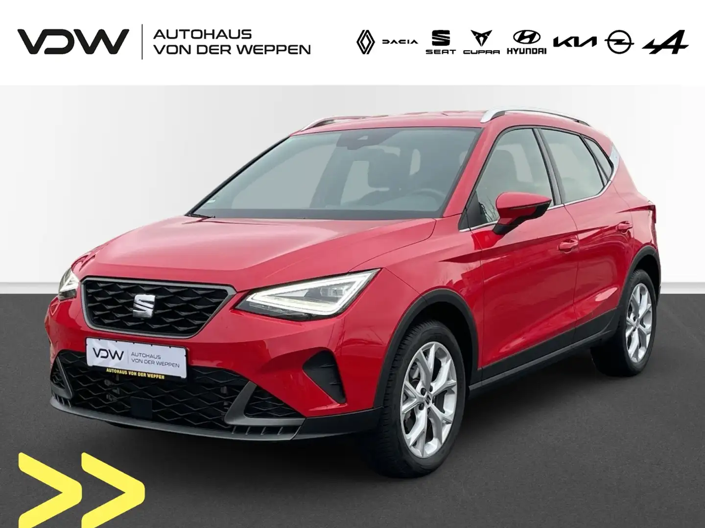 SEAT Arona FR TSI LED Navi FullLink SHZ DAB+ Klima Navi Rot - 1