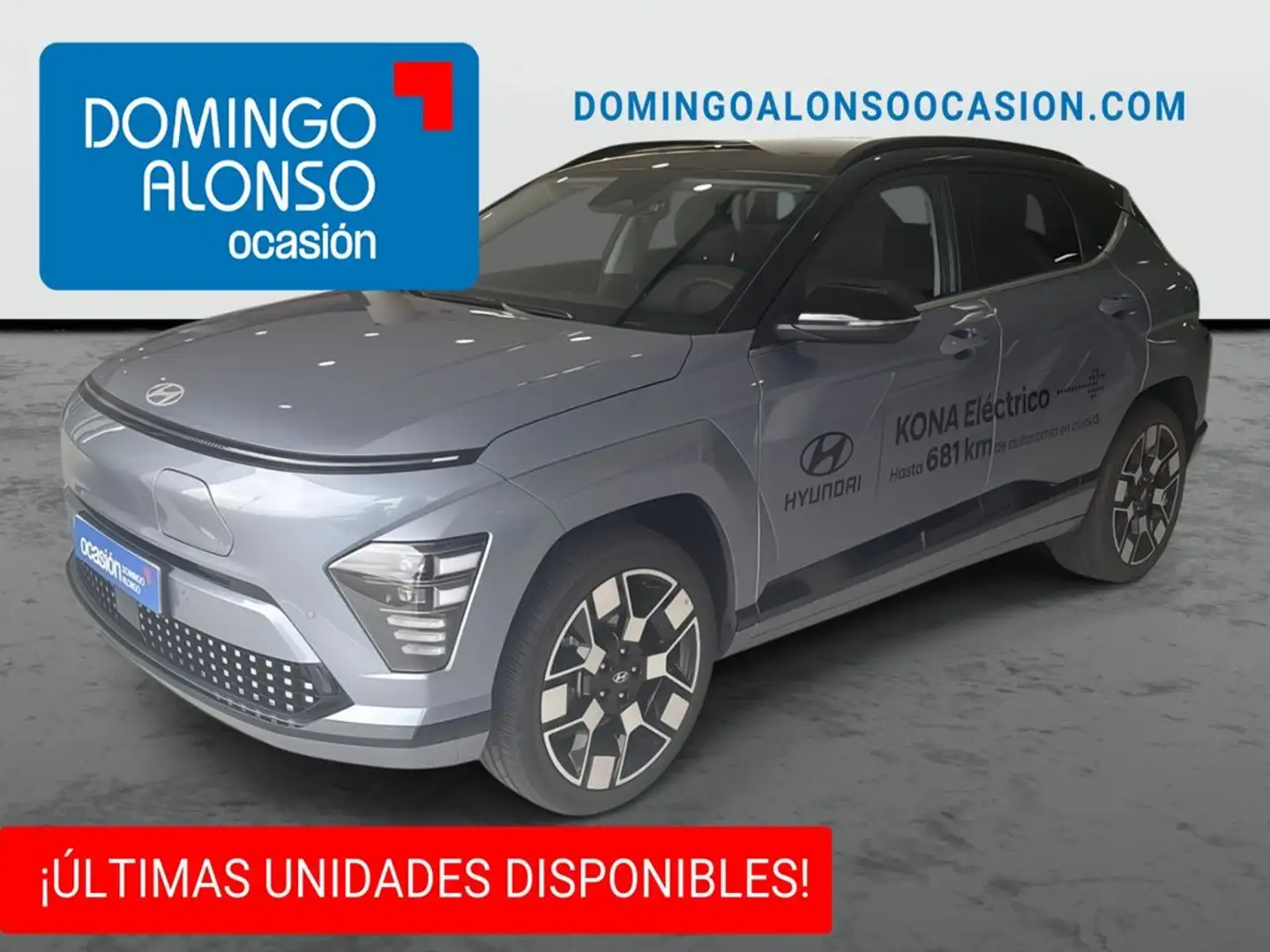 Hyundai KONA Nuevo Eléctrico 160 kW (218 CV) Blackline 19" MY2 Amarillo - 1
