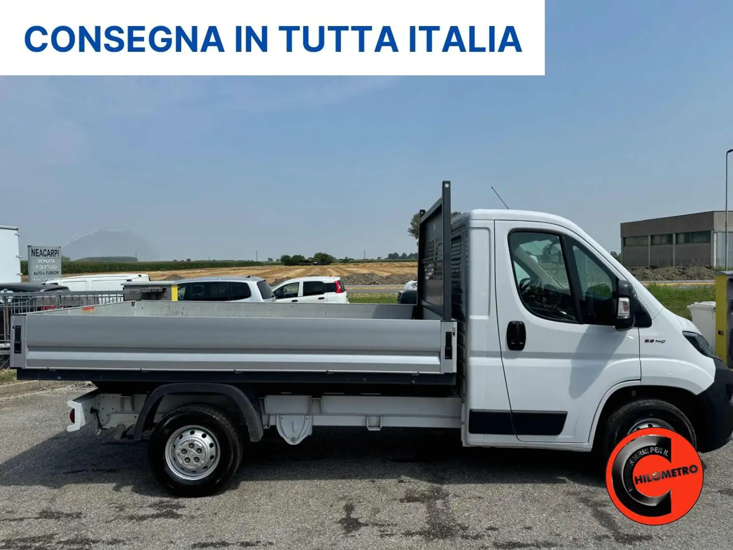 Fiat Ducato 2.3 MJT 140 CV CASSONE FISSO 327MT-POKI KM-E6D- Bianco - 2