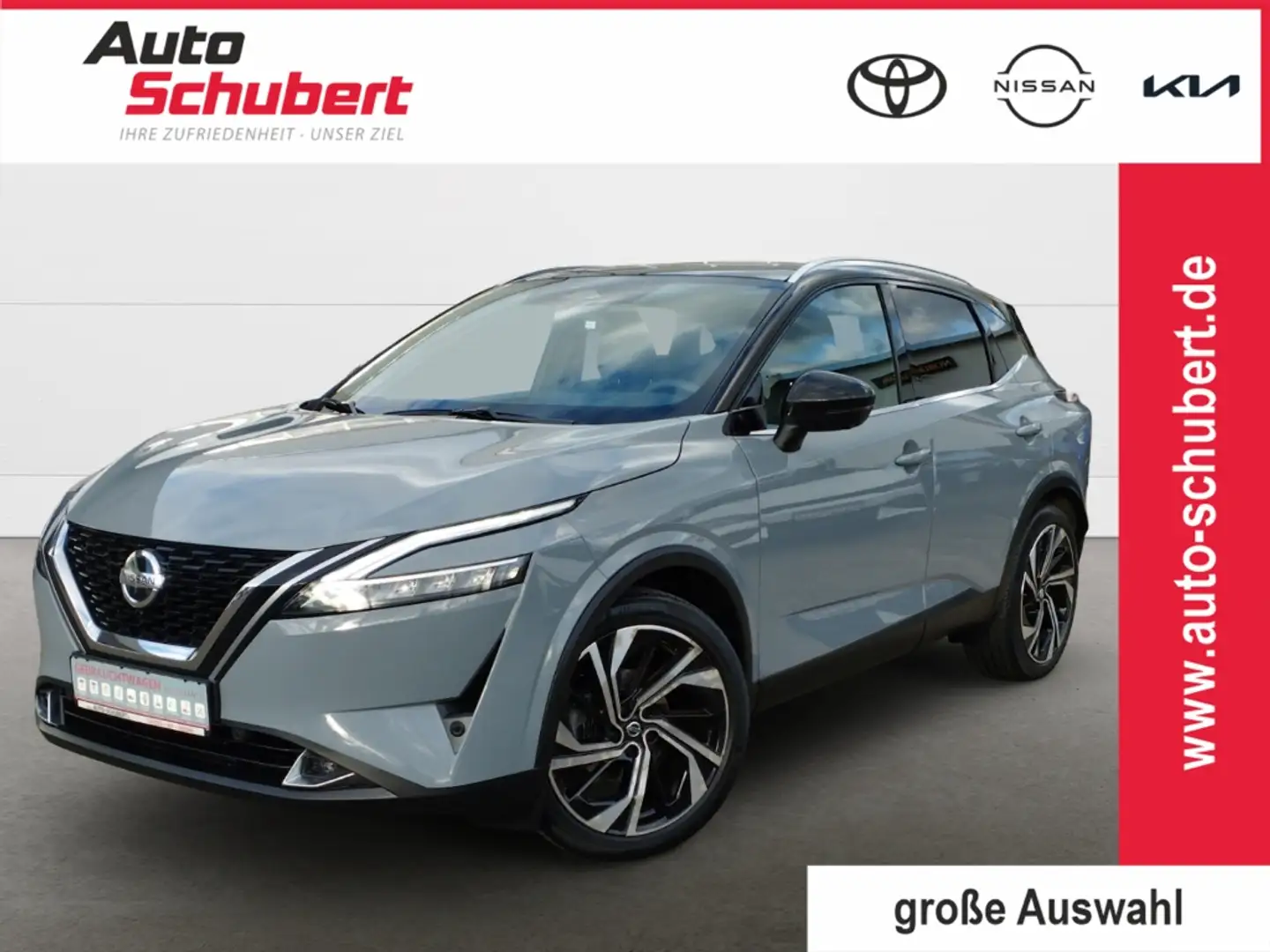 Nissan Qashqai Tekna+ 4x4 DIG-T MHEV 158 PS XTRONIC HUD Panorama Grau - 1