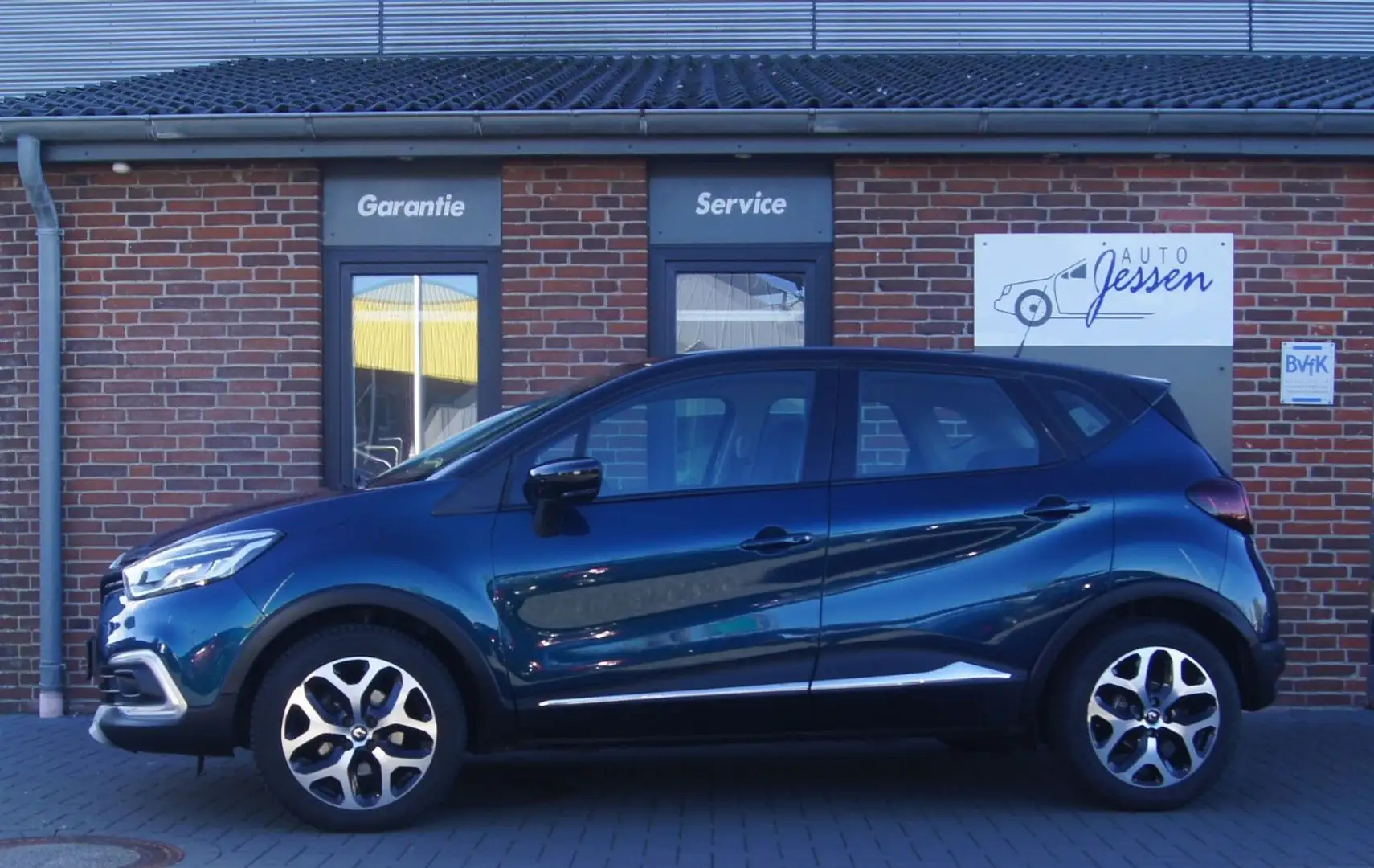 Renault Captur 1.3 Intens TCe 150 Ahk/RFK/Tem/Navi/Klima Blau - 2