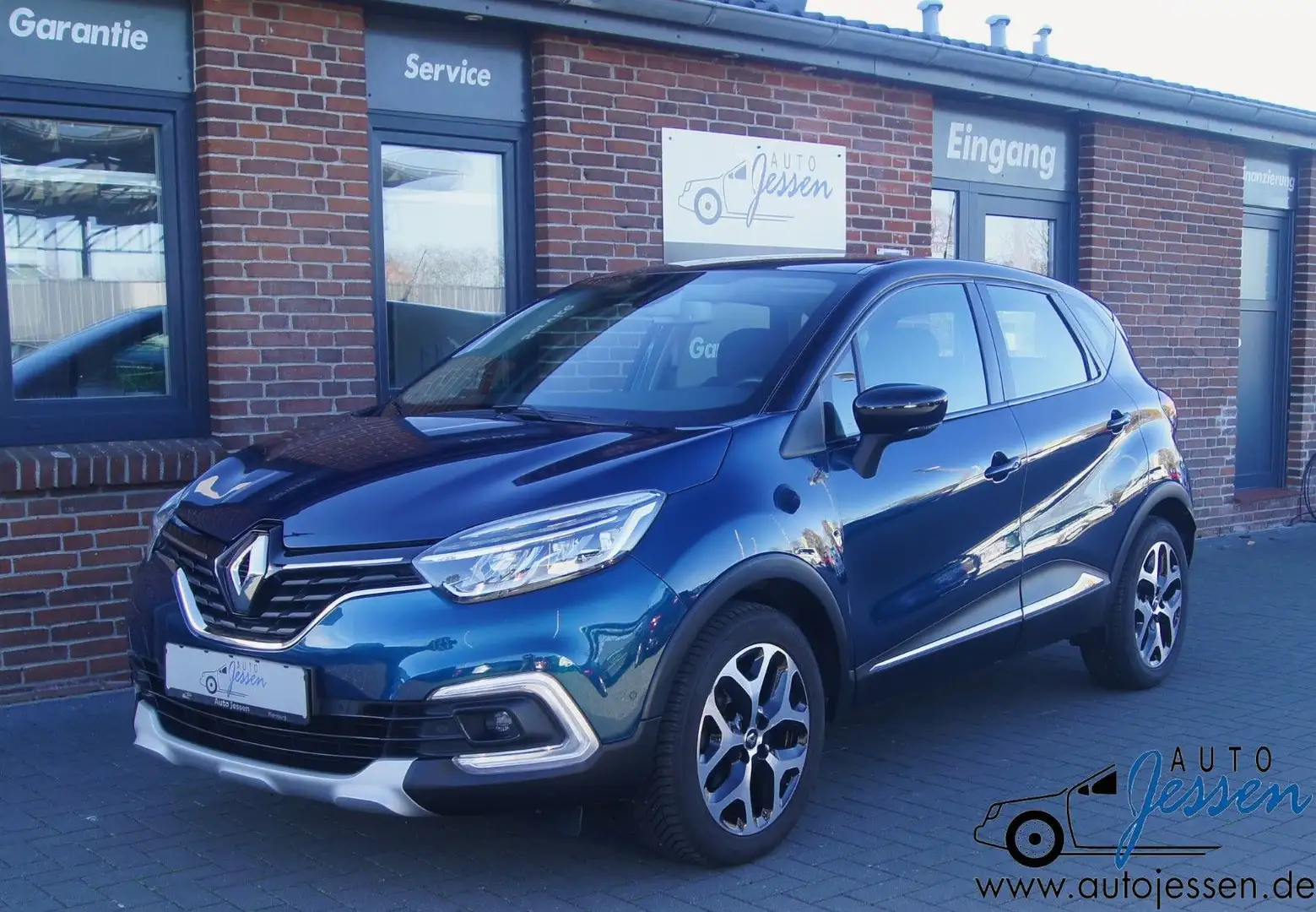 Renault Captur 1.3 Intens TCe 150 Ahk/RFK/Tem/Navi/Klima Blau - 1