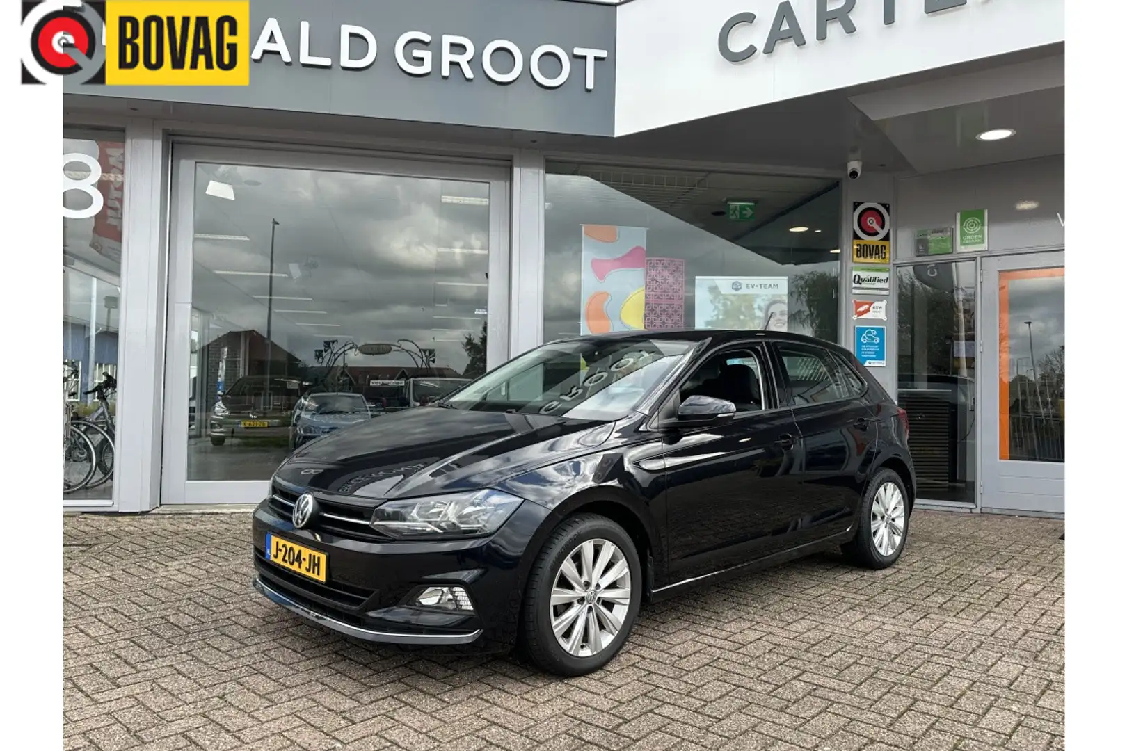 Volkswagen Polo 1.0 TSI Highline | ACC | Automaat | Carplay | Airc Zwart - 1