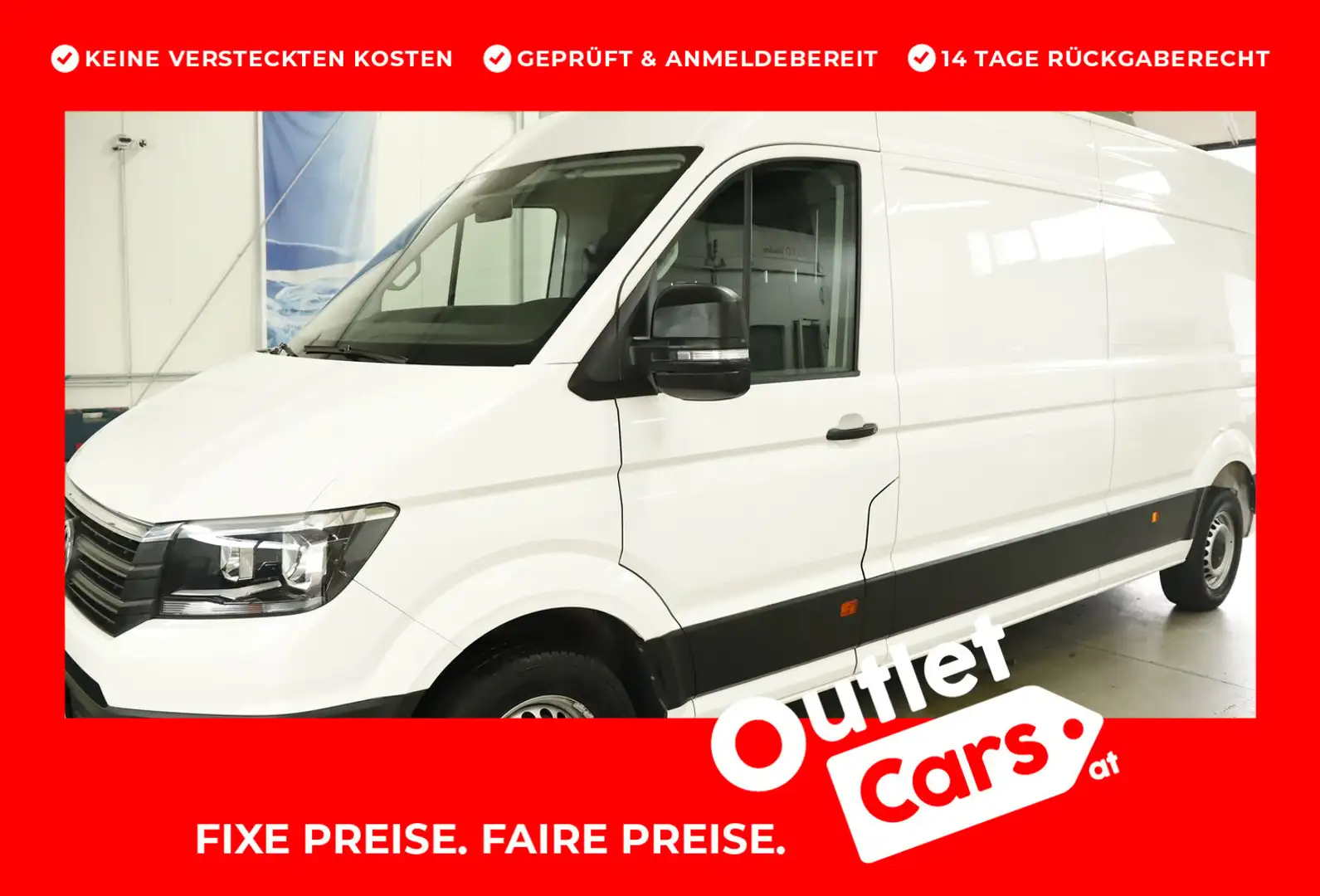 Volkswagen Crafter VW Crafter 35 T6 Kastenwagen L3H2 TDI 4MOTION Weiß - 1