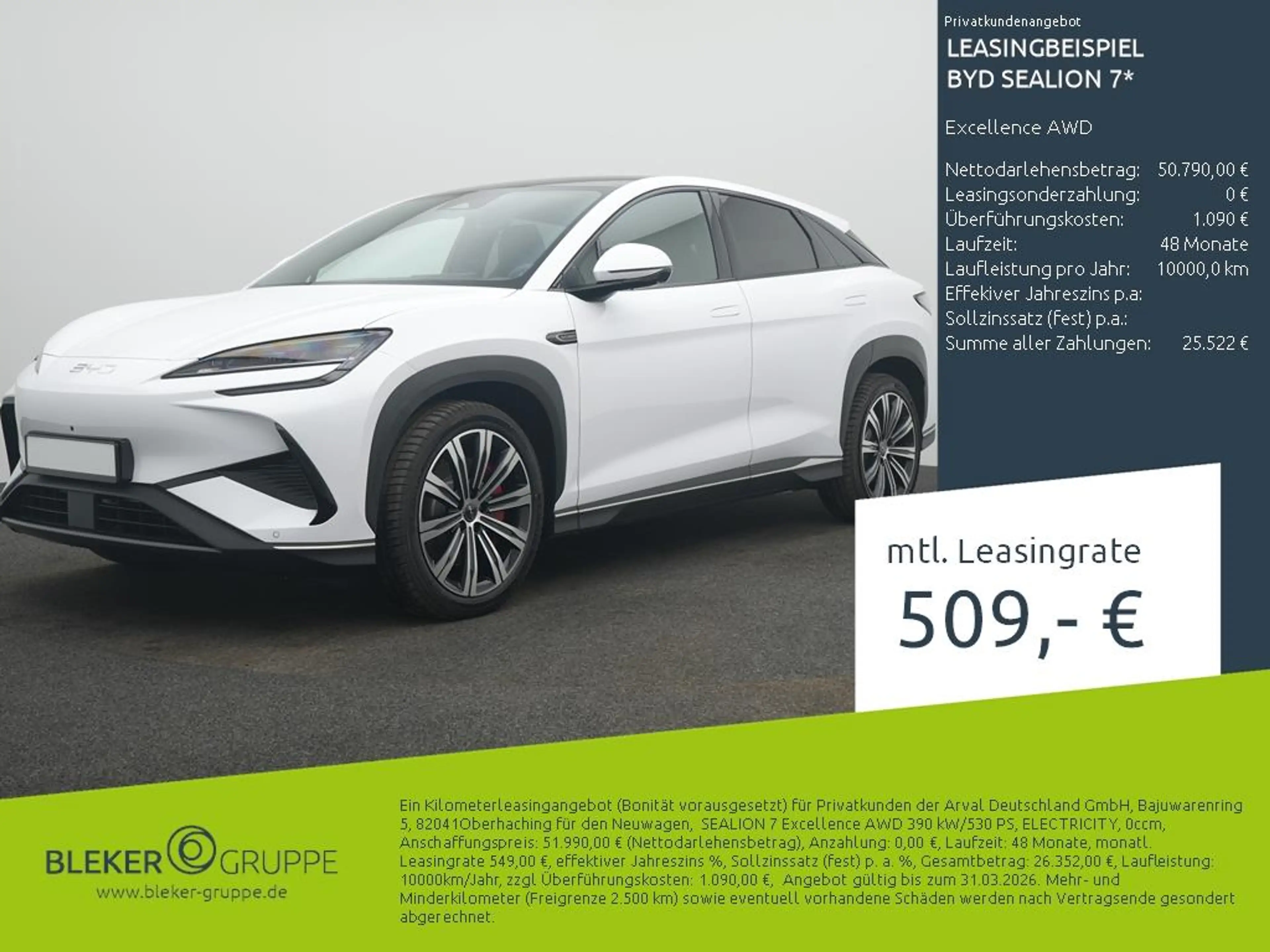 BYD Sealion 7 Excellence AWD