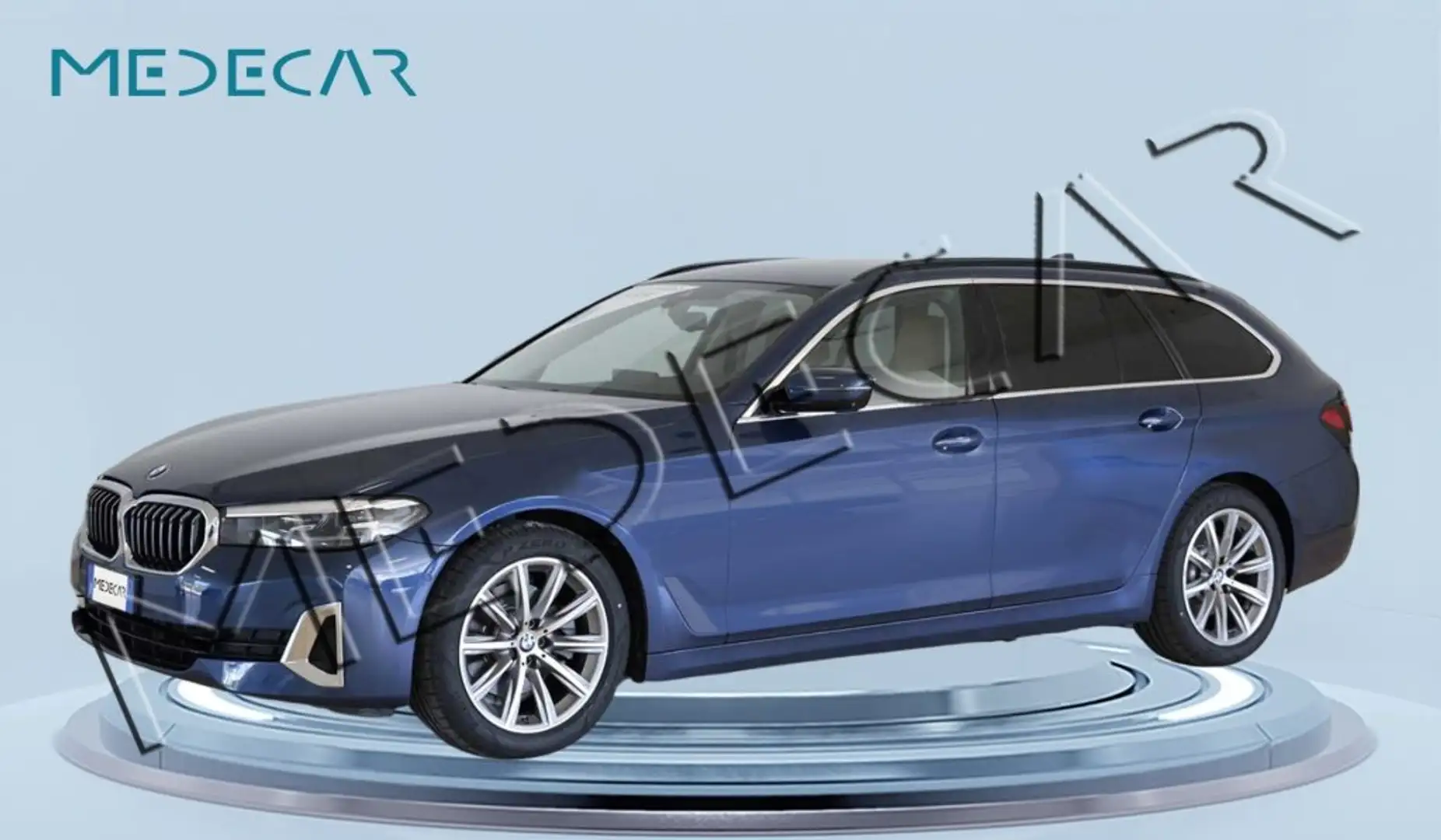 BMW 520 d 48V Touring Luxury Blauw - 2