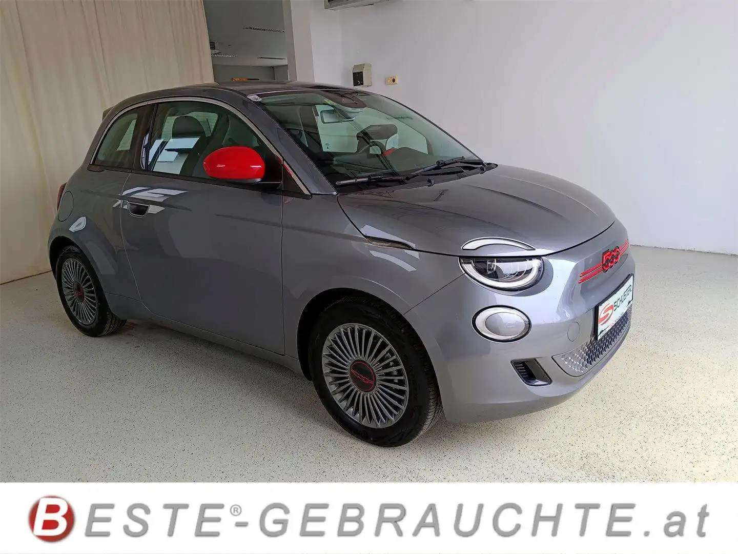 Fiat 500 RED Elektro Grau - 1