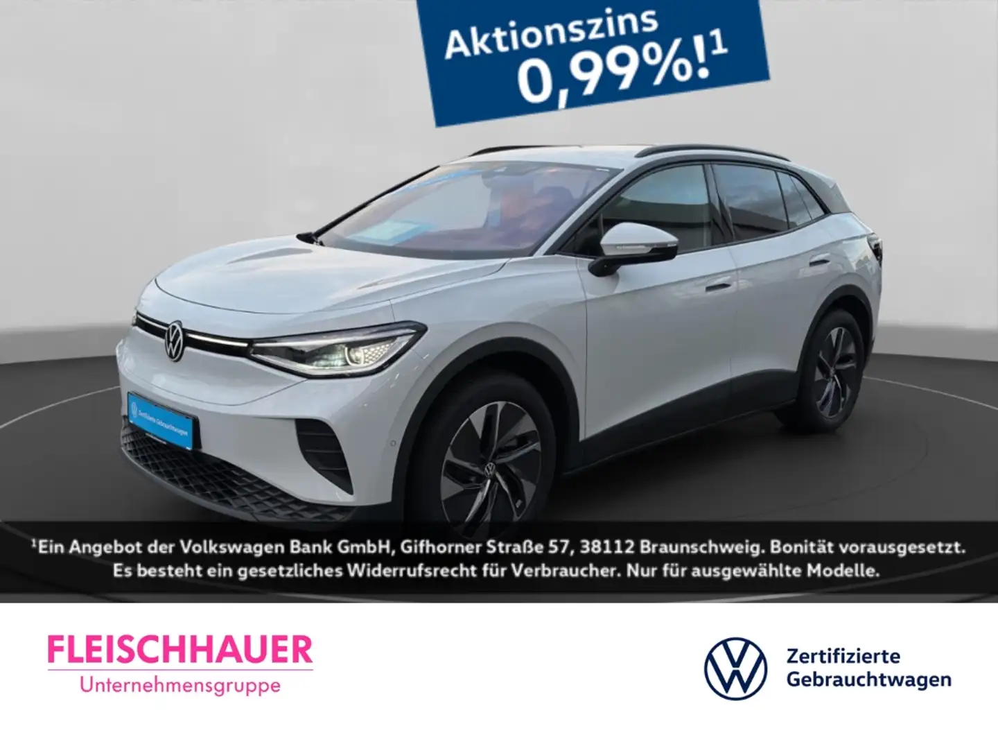 Volkswagen ID.4 Pro electric+NAVI+KAMERA+MATRIX LED+SHZ Weiß - 1
