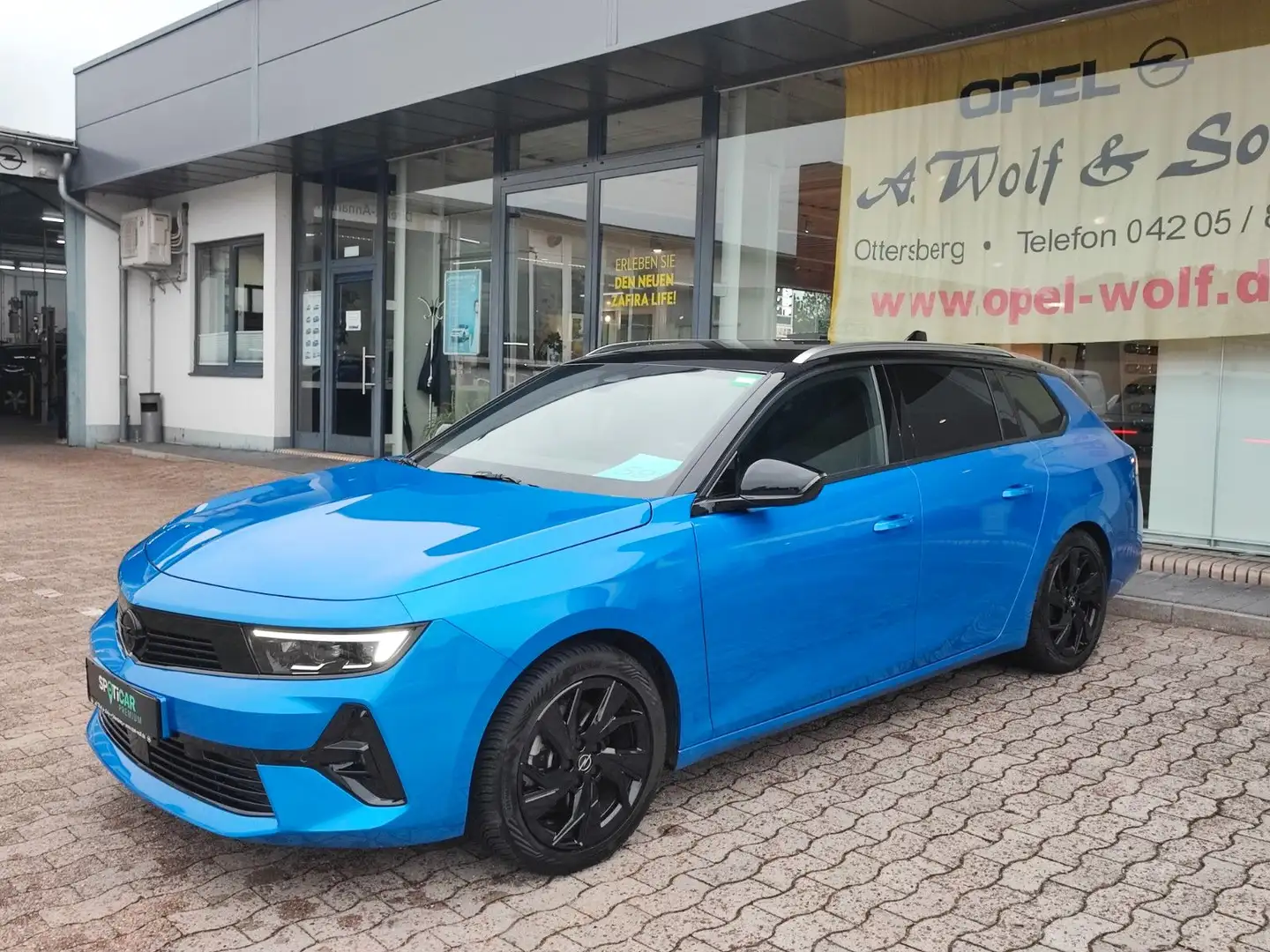 Opel Astra L ST GS Line AT +M-LED+NAVI+KAMERA+AHK+SHZ Bleu - 1