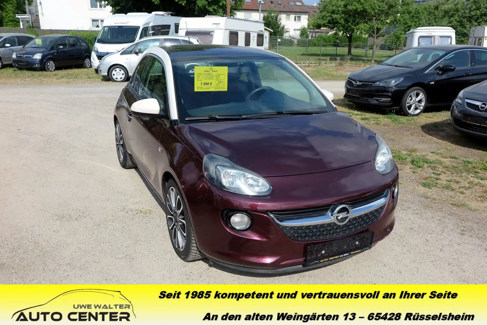Opel Adam 1.4 Glam - Inspektion neu - Allwetter - Glasdach Piros - 1