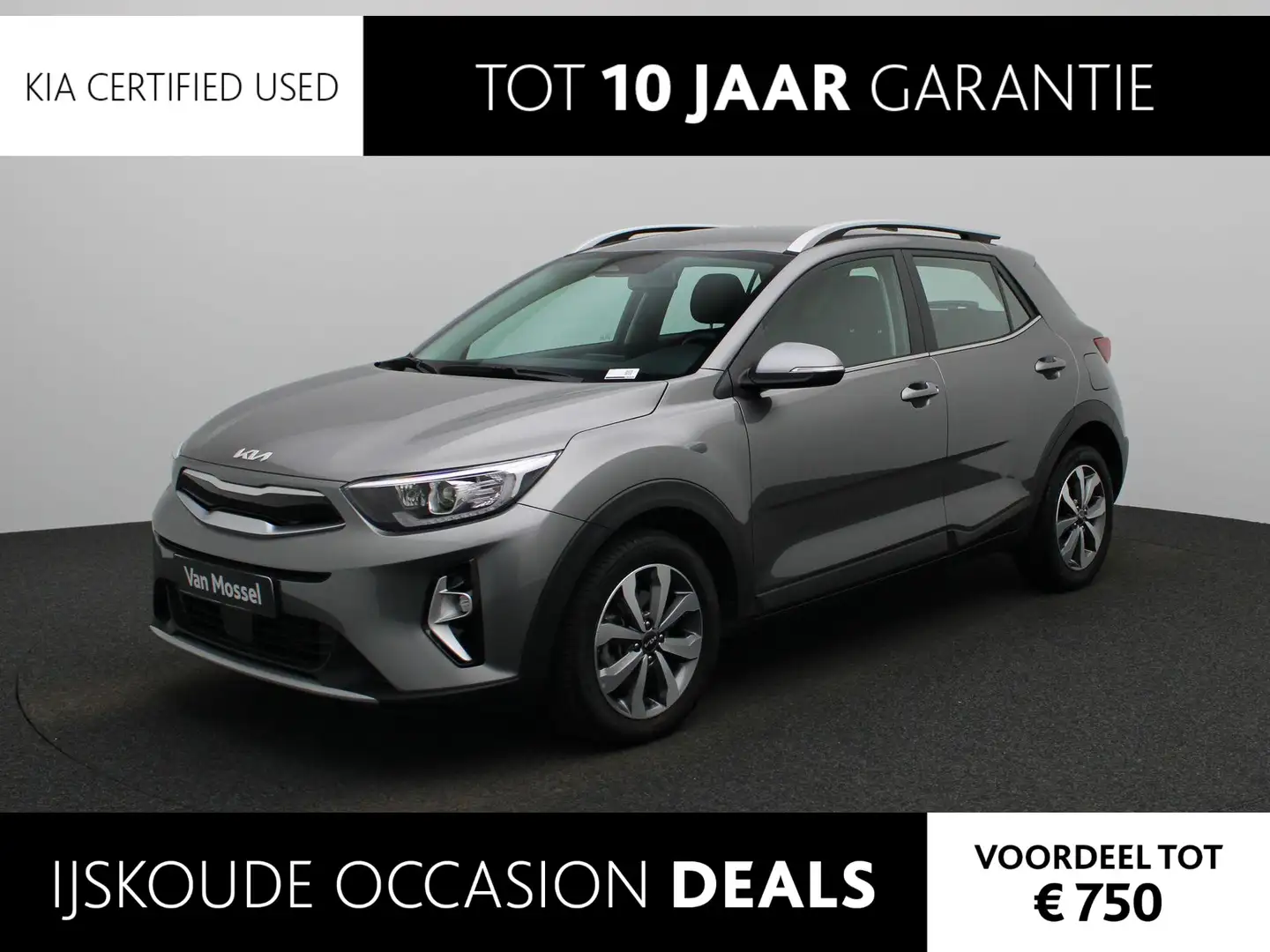 Kia Stonic 1.0 T 100 DynamicLine DCT Edition | AUTOMAAT | Nav Gris - 1