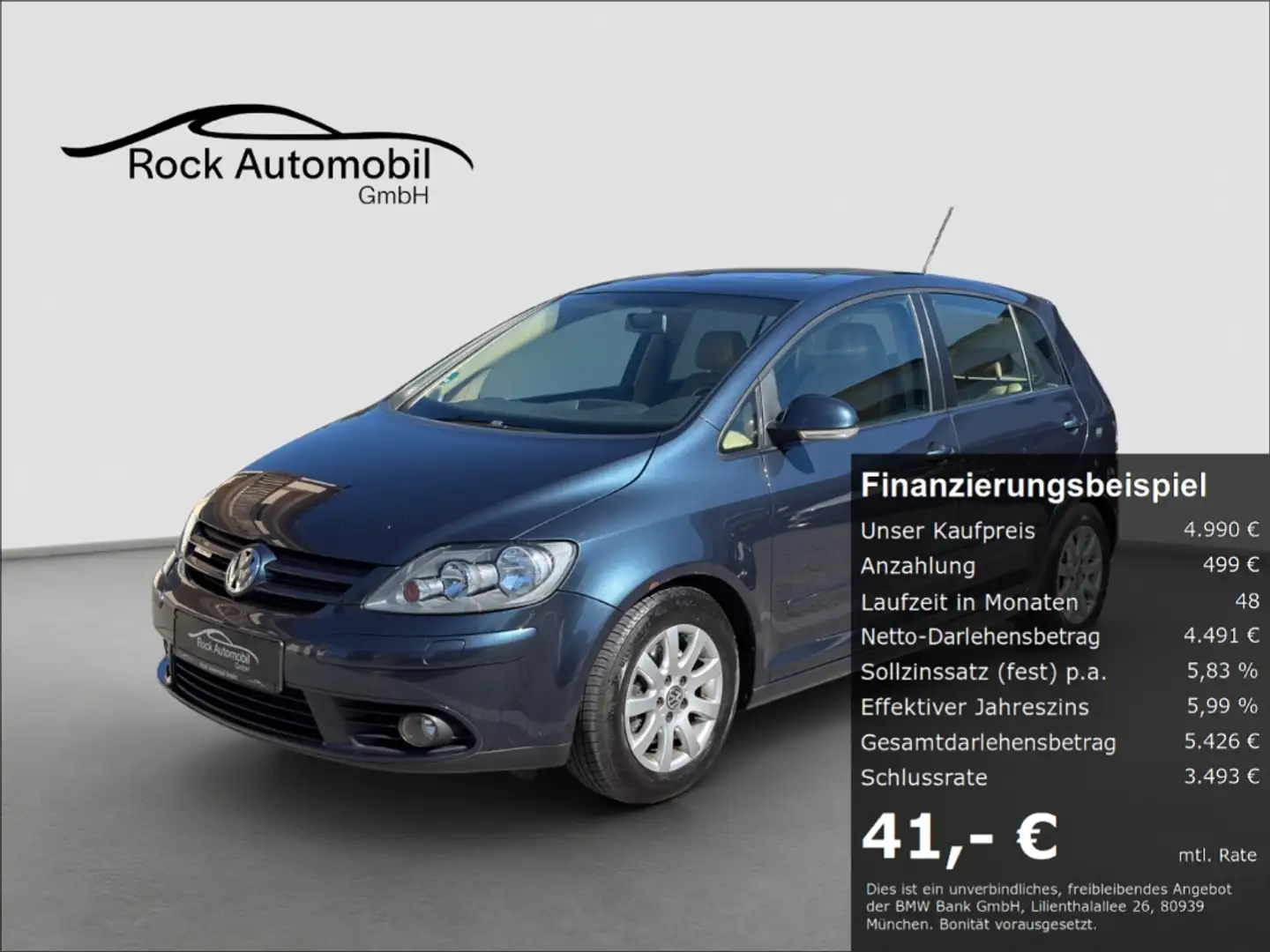 Volkswagen Golf Plus V Comfortline 1.9 TDI DPF TÜV NEU Blau - 1
