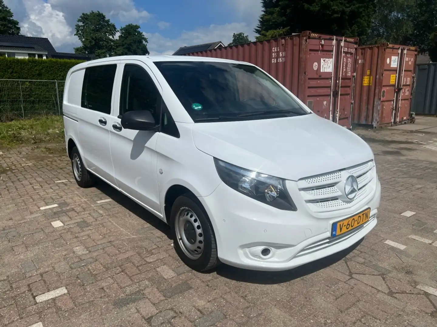 Mercedes-Benz Vito 114 CDI Lang Automaat Airco Cruise 2x Schuifdeur Blanc - 2