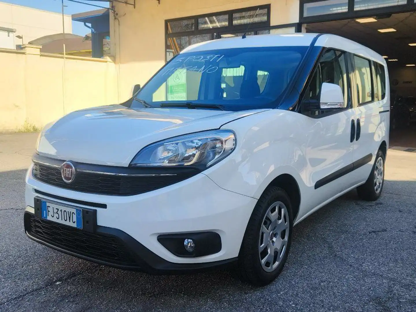 Fiat Doblo 1.4 T-Jet 16v Natural Power Easy 120 CV Blanc - 1