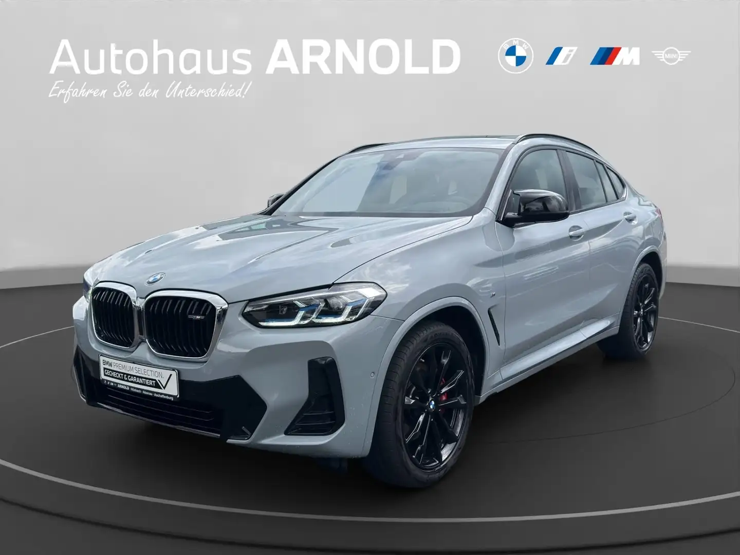 BMW X4 M 40d Head-Up HiFi Standhzg. Pano  AHK Komfortz.Lase Gris - 1