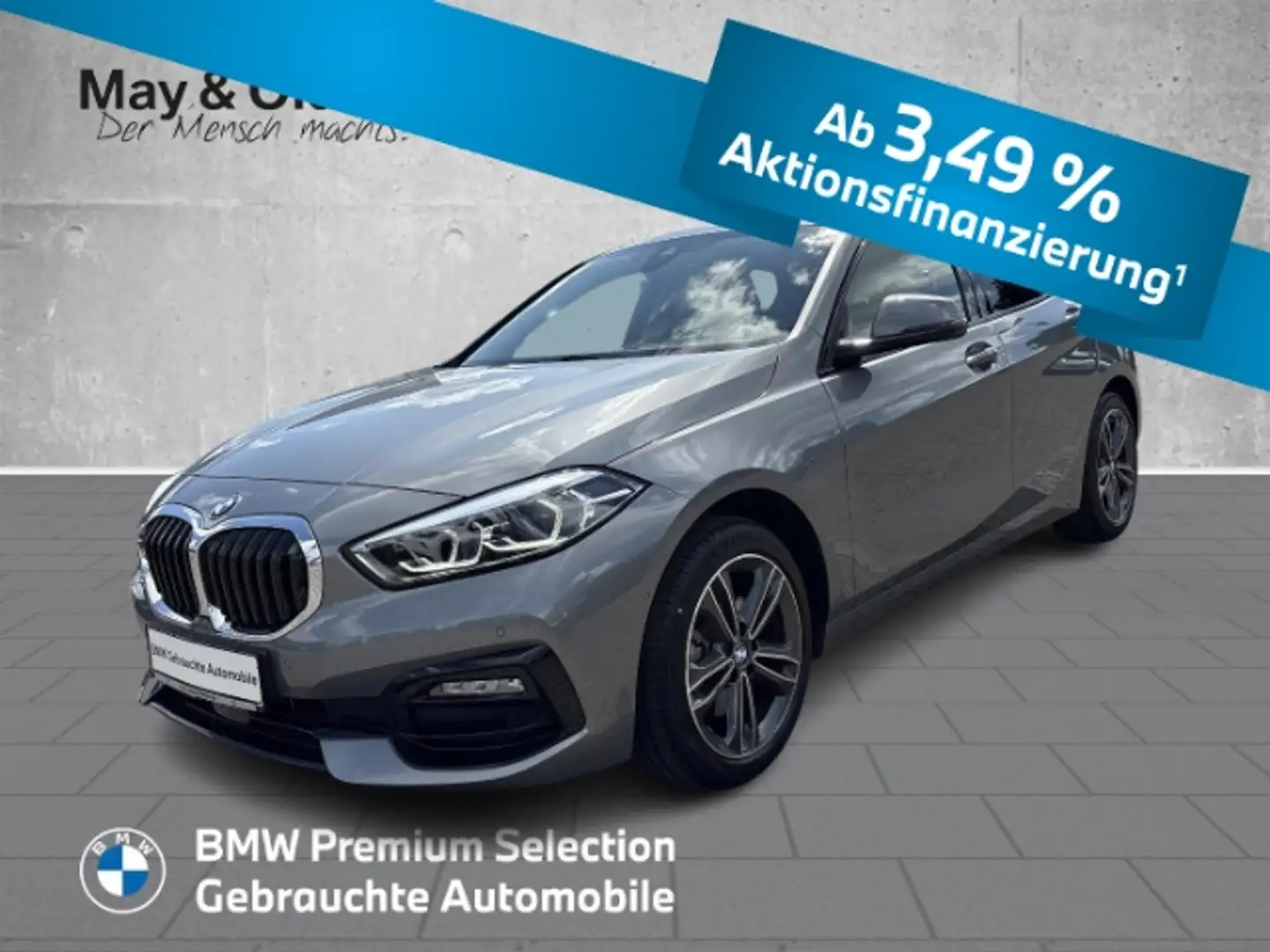 BMW 118 I Autom. Sport Line HUD Memory LED ACC El. Heckkla Grau - 1