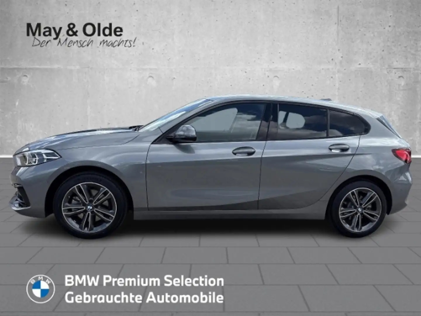 BMW 118 I Autom. Sport Line HUD Memory LED ACC El. Heckkla Grau - 2