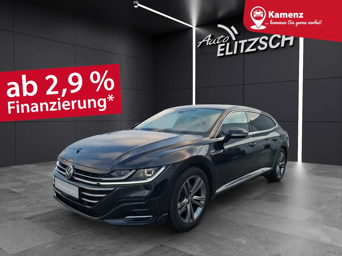 Volkswagen Arteon SB TDI R-Line DSG 4M Matrix AHK Navi Pano Harma... Schwarz - 1