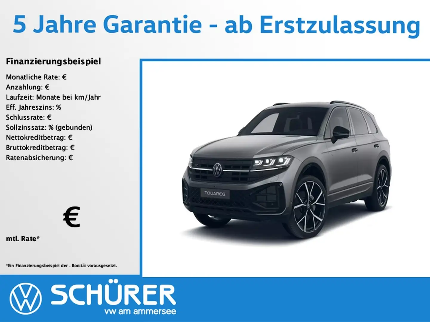 Volkswagen Touareg 3.0TDI R-Line Black Style Voll! UPE=128k Šedá - 1