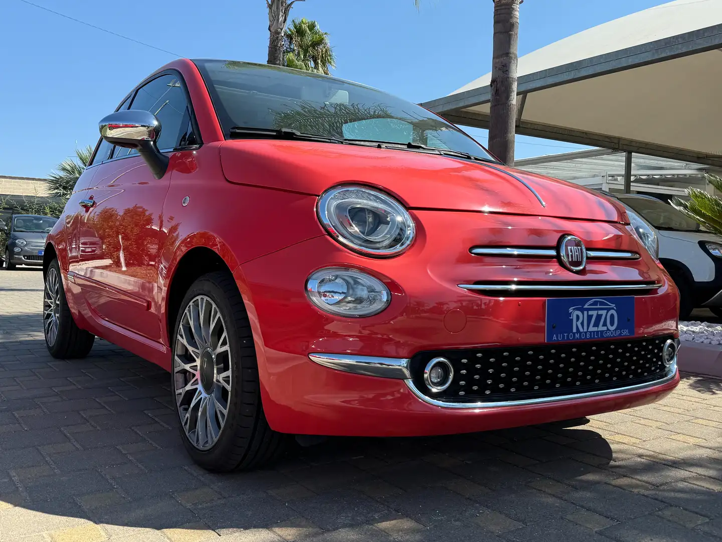 Fiat 500 1.2 LOUNGE TETTO PELLE NAVI EDITION CANON Arancione - 1