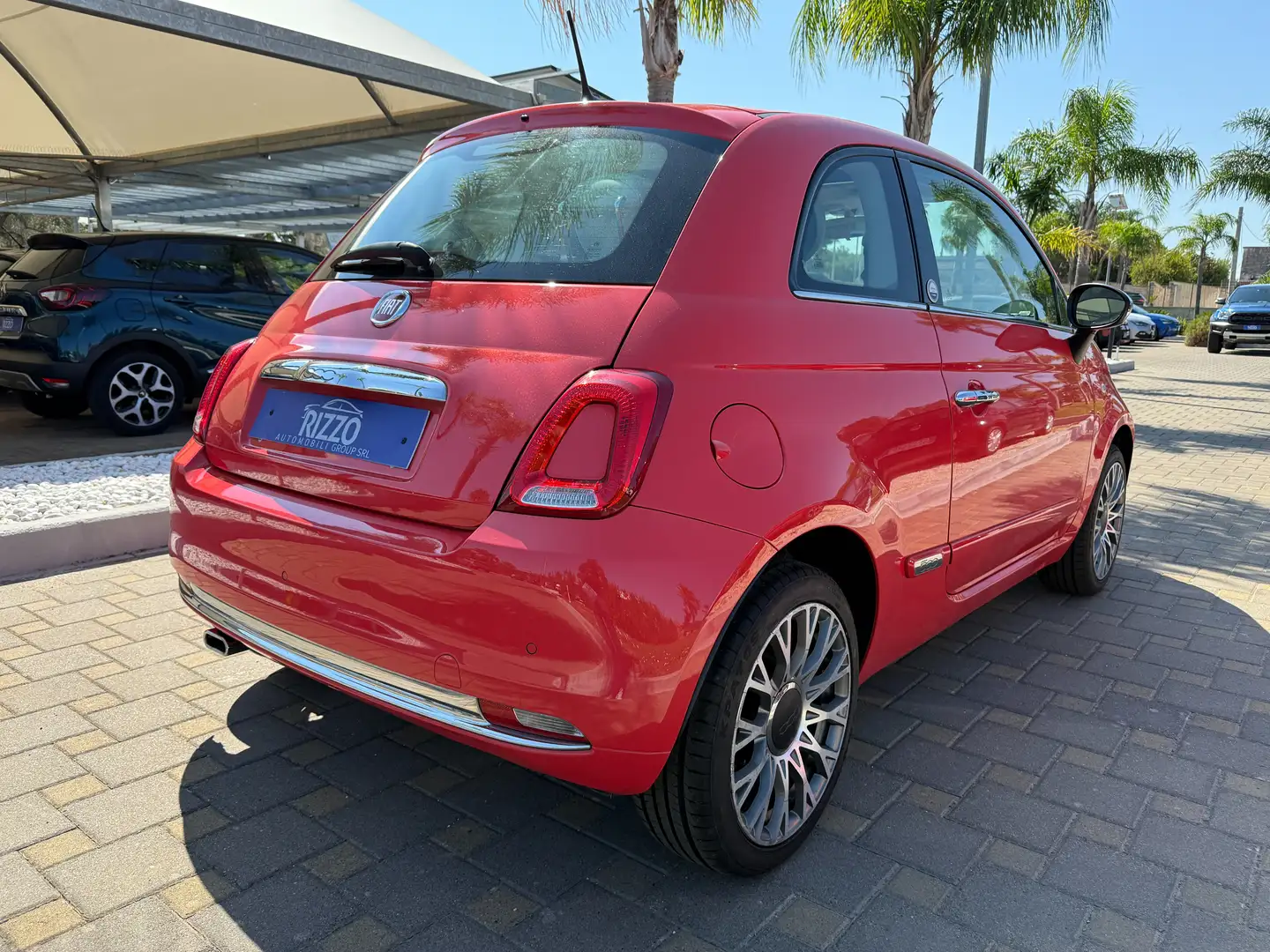 Fiat 500 1.2 LOUNGE TETTO PELLE NAVI EDITION CANON Arancione - 2