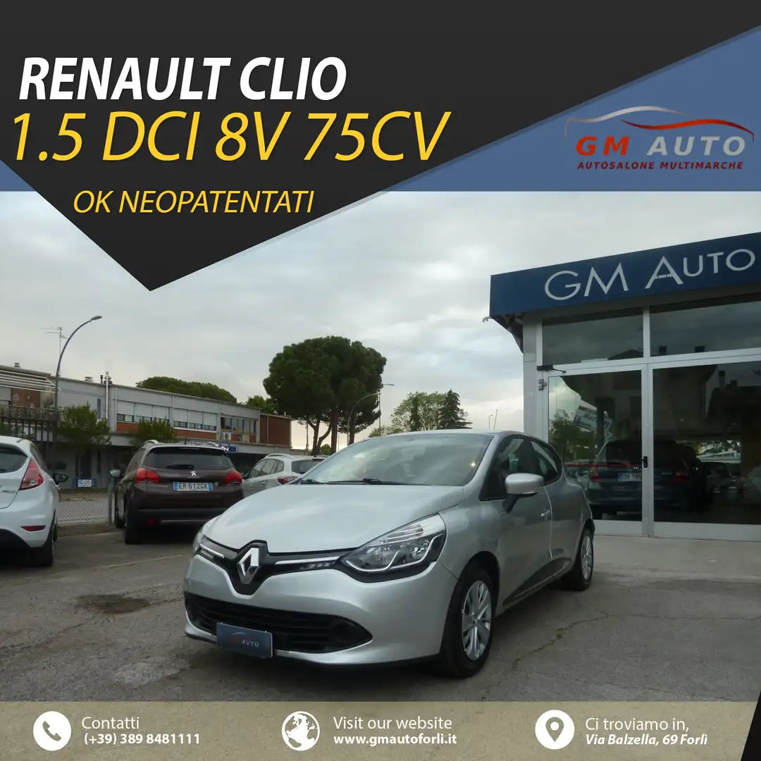 Renault Clio Clio 5p 1.5 dci Live 75cv Argent - 1