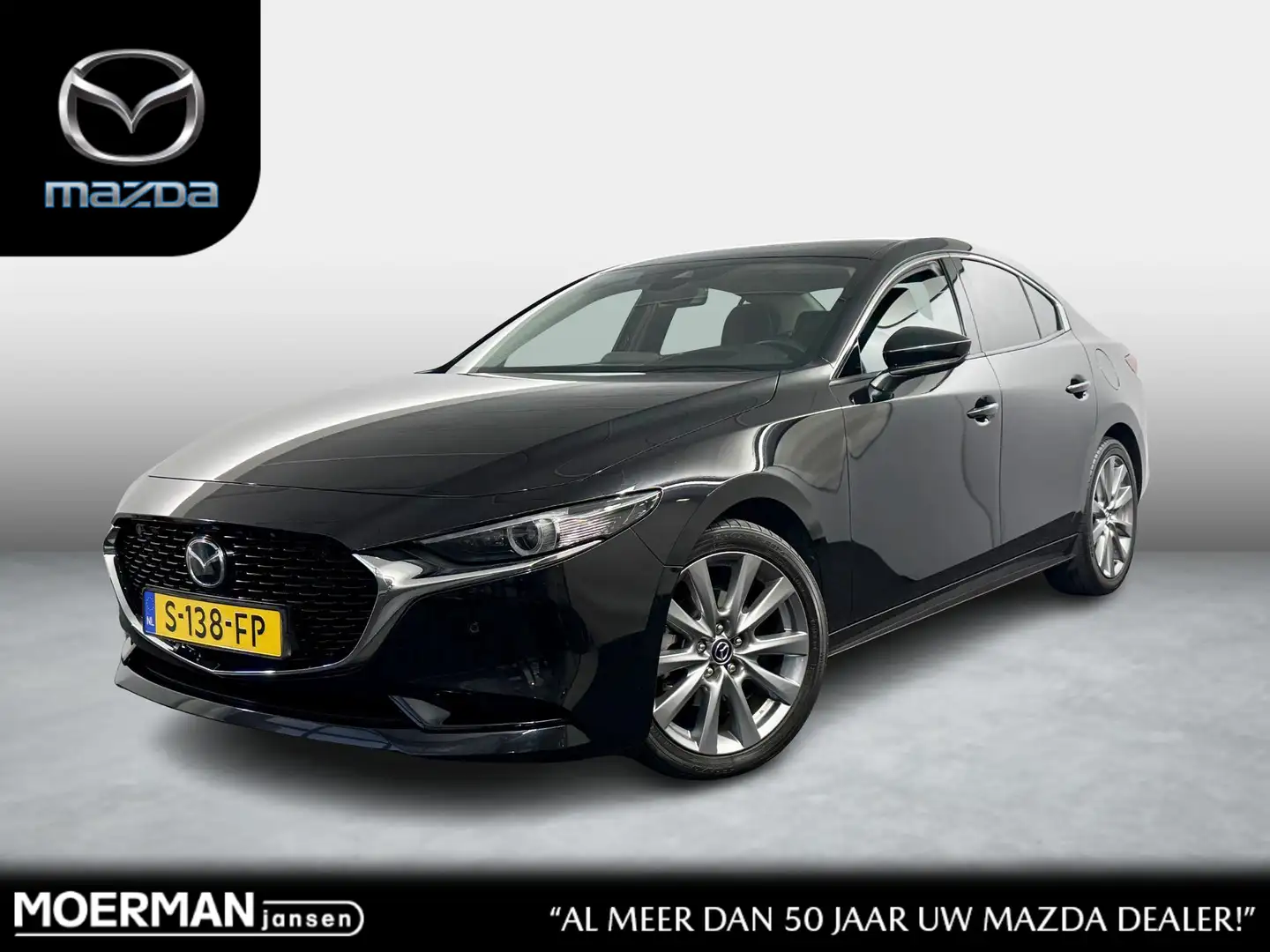 Mazda 3 2.0 e-SkyActiv-G M Hybrid Sedan Luxury / 1e eig / Zwart - 1